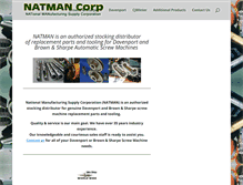 Tablet Screenshot of natmancorp.com